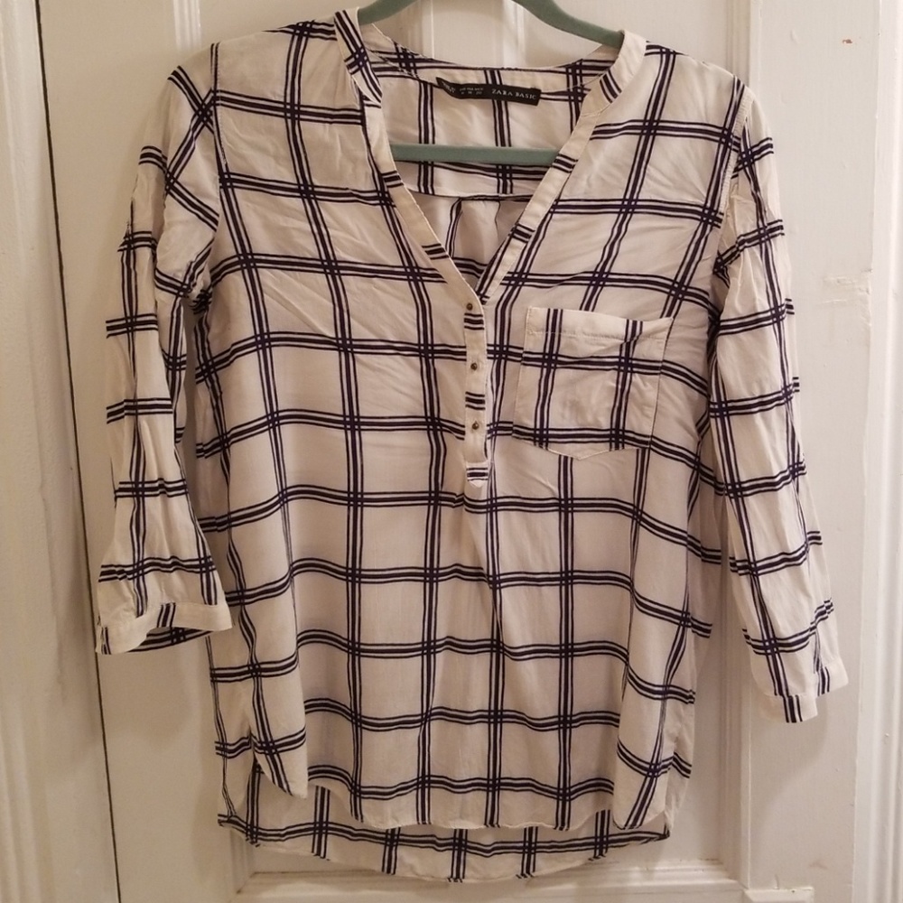 Midi-sleeve, 3/4 button up ZARA
